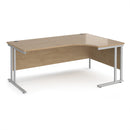 Maestro 25 Ergonomic Desk With Cantilever Leg - Kendal Oak - NWOF