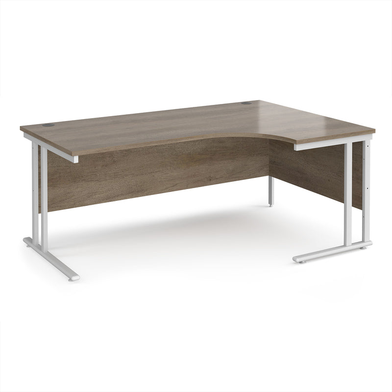 Maestro 25 Ergonomic Desk With Cantilever Leg - Nebraska Oak - NWOF