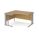 Maestro 25 Ergonomic Desk With Cable Managed Leg - Oak - NWOF