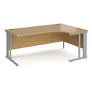 Maestro 25 Ergonomic Desk With Cable Managed Leg - Oak - NWOF