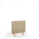 Moon Acoustic Floor Standing Screen With Wooden Legs - NWOF