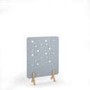 Moon Acoustic Floor Standing Screen With Wooden Legs - NWOF