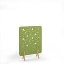 Moon Acoustic Floor Standing Screen With Wooden Legs - NWOF