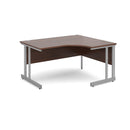 Momento Ergonomic Desk With Cantilever Leg - Walnut - NWOF