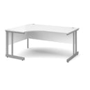 Momento Ergonomic Desk With Cantilever Leg - White - NWOF