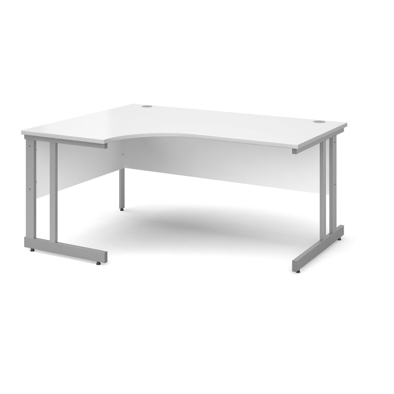 Momento Ergonomic Desk With Cantilever Leg - White - NWOF