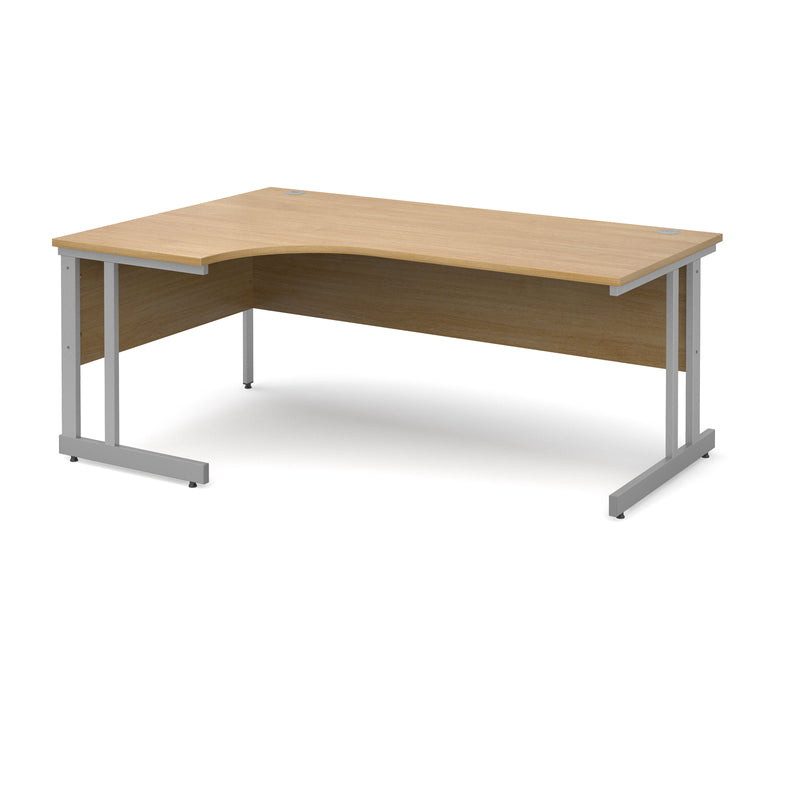 Momento Ergonomic Desk With Cantilever Leg - Oak - NWOF