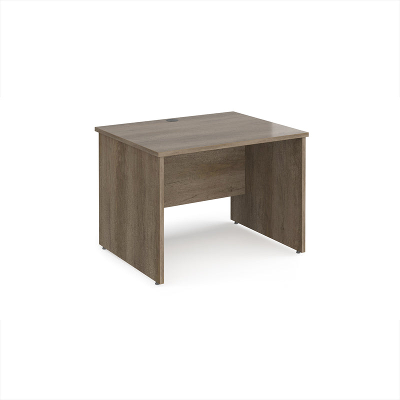 Maestro 25 800mm Deep Straight Desk With Panel End Leg - Nebraska Oak - NWOF