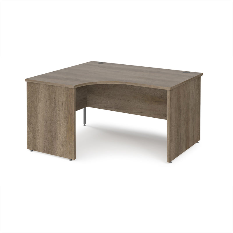 Maestro 25 Ergonomic Desk With Panel End Leg - Nebraska Oak