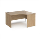 Maestro 25 Ergonomic Desk With Panel End Leg - Kendal Oak - NWOF