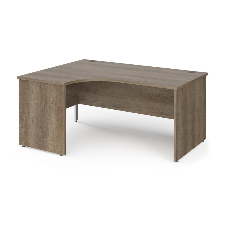 Maestro 25 Ergonomic Desk With Panel End Leg - Nebraska Oak