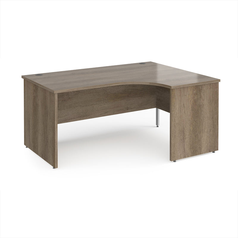 Maestro 25 Ergonomic Desk With Panel End Leg - Nebraska Oak