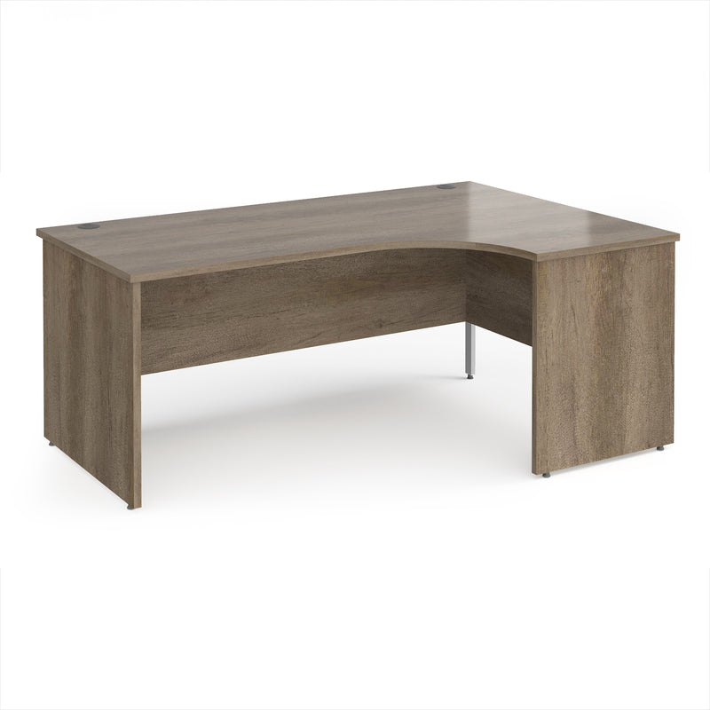 Maestro 25 Ergonomic Desk With Panel End Leg - Nebraska Oak