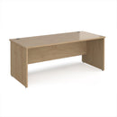 Maestro 25 800mm Deep Straight Desk With Panel End Leg - Kendal Oak - NWOF