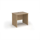 Maestro 25 600mm Deep Straight Desk With Panel End Leg - Kendal Oak - NWOF