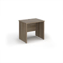 Maestro 25 600mm Deep Straight Desk With Panel End Leg - Nebraska Oak - NWOF