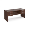 Maestro 25 Straight Desk 1600x600mm With Two Fixed 2 Drawer Pedestals & Panel Leg