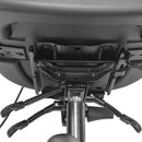 Nautilus Designs Harrison high back molded foam operator chair with height-adjustable back and arms, ergonomic office seating