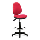 Nautilus Designs Java 200 medium back draughtsman chair with twin lever, featuring ergonomic design and adjustable height.