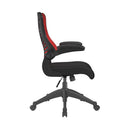 Nautilus Designs Mercury 2 executive mesh chair with medium back, airflow fabric seat, and adjustable armrests.