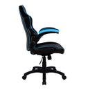 Nautilus Designs Predator Executive ergonomic gaming-style office chair with black folding arms and adjustable back support.