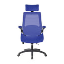 Front view of Nautilus Designs Resolute high back mesh office chair with high weight capacity and ergonomic design.