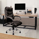 Nautilus Designs Sandown luxury leather-faced executive chair with high back and ergonomic design for office comfort.