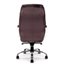 Nautilus Designs Sandown high back leather executive chair with plush cushioning and ergonomic design for luxurious office seating.