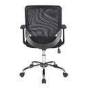 Black Ranger Mesh Back Task Operator Chair by Nautilus Designs with ergonomic mesh back and adjustable features.