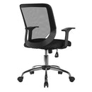 Black Ranger Mesh Back Task Operator Chair by Nautilus Designs with adjustable armrests and ergonomic design.