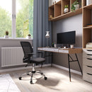 Black Ranger Mesh Back Task Operator Chair by Nautilus Designs, featuring ergonomic mesh back and adjustable armrests.