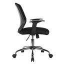 Black Ranger Mesh Back Task Operator Chair by Nautilus Designs with ergonomic mesh back and adjustable armrests.