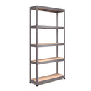 Nautilus Designs RB Boss 5-tier shelving unit with galvanised steel frame and MDF shelves, 1800x900x300mm, 250kg UDL capacity