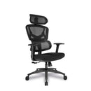 Black Trinity Ergonomic High Back Mesh Office Chair by Nautilus Designs with adjustable armrests and lumbar support.