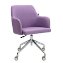 Nautilus Designs Girona fabric medium back armchair with castors and glides, showcasing a stylish, comfortable seating option.