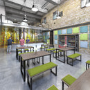 Otto Benching Solution Dining Table - White - NWOF