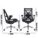 Paxton Mesh Back Operator Chair With Black Frame - NWOF