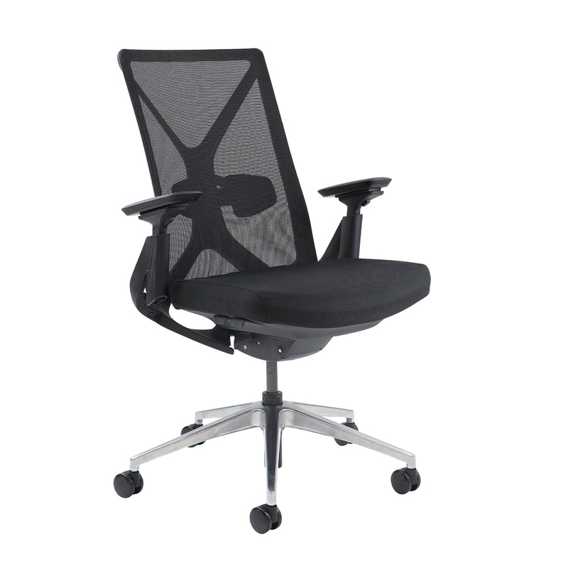 Paxton Mesh Back Operator Chair With Black Frame - NWOF