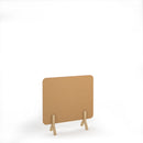 Plain Acoustic Floor Standing Screen With Wooden Legs - NWOF