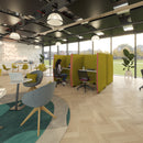 Buddy Laptop Table With Shield Top - White - NWOF