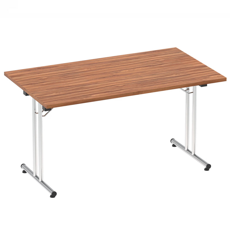 Impulse Folding Rectangular Table - Walnut