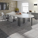 Rectangular Radial Leg Meeting Table - Oak - NWOF