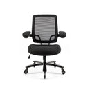 Reiki Low Back Heavy Duty Mesh Chair With Adjustable Arms & Fabric Seat