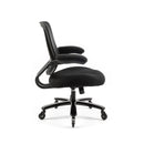 Reiki Low Back Heavy Duty Mesh Chair With Adjustable Arms & Fabric Seat