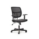 Rhea Mesh Task Chair With Fixed Arms - Black - NWOF