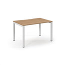 Connex Scalloped Single Desk - Beech - NWOF