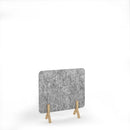 Stripe Acoustic Floor Standing Screen With Wooden Legs - NWOF