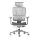 Shelby Mesh Back Operator Chair With Fabric Seat & Headrest - NWOF