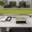 Chevron Acoustic Desktop Screen - Black - NWOF