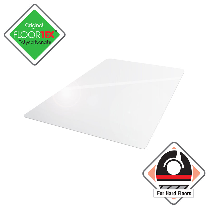 Stucco Polycarbonate Hard Floor Clear Chair Mat 1200x900mm